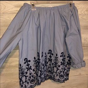 off the shoulder long sleeve